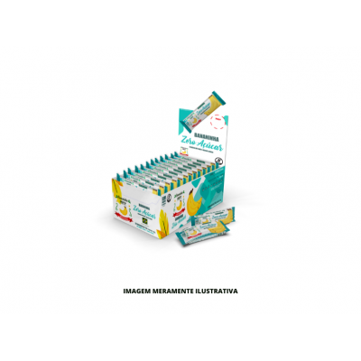 BARRINHA BANANINHA ZERO ACUCAR 1X32X23G